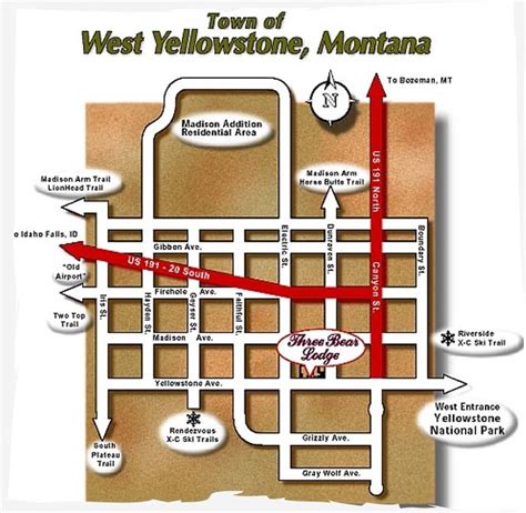 Yellowstone Park Maps | SeeYellowstone.com - West Yellowstone, MT