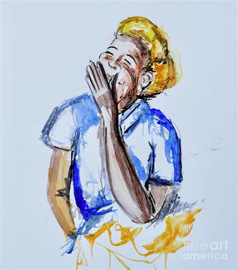 Laughing Woman Painting by Patty Donoghue - Fine Art America