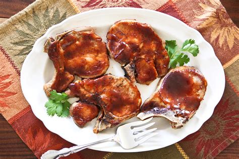 Baked Pork Chops in Barbecue Sauce - White Apron Blog