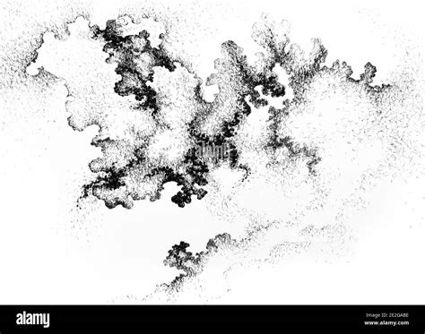 Abstract graphic ink night sky space Nebula background. Starry cloud ...