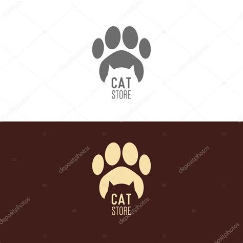 Logo inspiration with cat Stock Vector Image by ©vvvisual #75809169