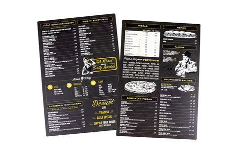 Trumbull Pizza Company Menu