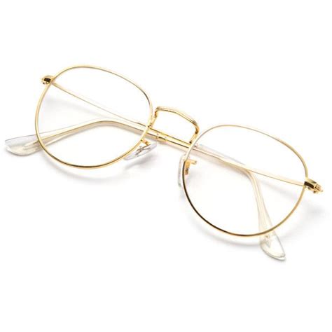 gold frame clear glasses mens - Kasie Thurston