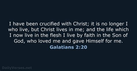 August 26, 2021 - Bible verse of the day (NKJV) - Galatians 2:20 ...