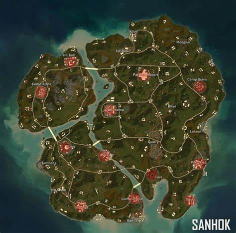 The Best Places to do Loot in Sanhok MAP of PUBG!