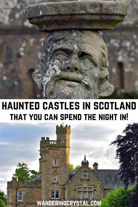 Spend the night in a haunted castle in Scotland with the Ghostly Grey Lady & disembodied voices ...