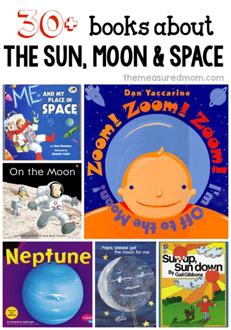 Books about the sun, moon, and space - The Measured Mom