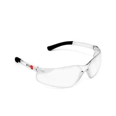 Safety Glasses Wrap Around w/Rubber Tip