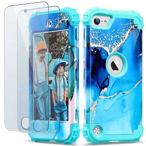 iPod Touch Cases With Screen Protector, ULAK Heavy Duty 3 Layer ...