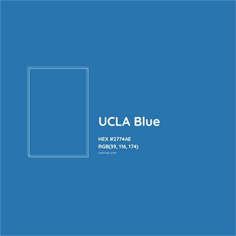 About UCLA Blue Color - Color codes, similar colors and paints - colorxs.com