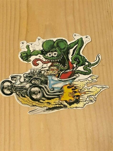 Rat Fink Hot Rod Shifting Sticker Beautiful Old School | Etsy