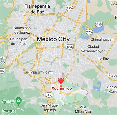 Maps Of Xochimilco Borough Location Map Mexico City Mapa Owje | The Best Porn Website