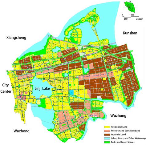 Suzhou Industrial Park. Source: Adapted from a map published by Suzhou ...