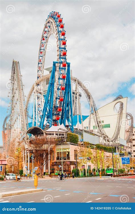 Tokyo Dome City Attractions Editorial Image - Image of roller, travel ...