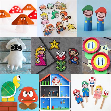 Diy Super Mario Crafts For Kids