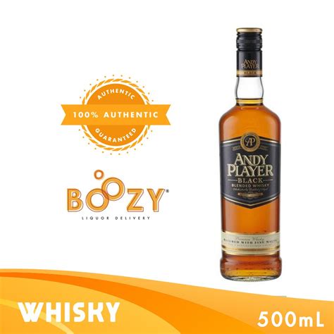 Andy Player Black Blended Whisky 500ml | Shopee Philippines