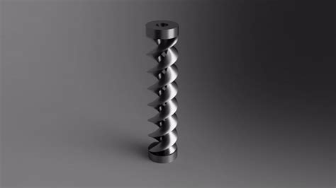 OBJ file Airsoft suppressor baffle - Spiral・3D printable model to download・Cults