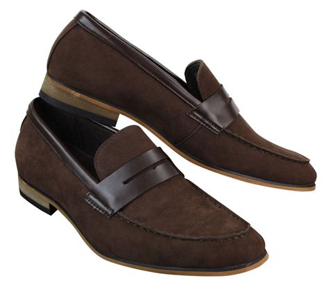 Men Clothing, Shoes & Jewelry GALAX Mens Suede Slip On Loafers ...