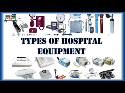 Types of Hospital Equipment || Medical Device || Hospital Equipment ...