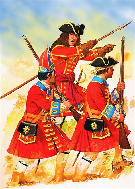 British 1st Regiment of Foot Guards in battle British Army Uniform, British Uniforms, British ...