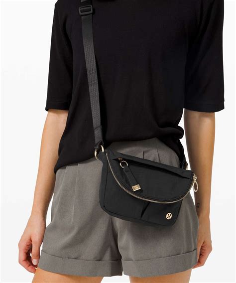 Lululemon All Night Festival Bag *Micro - Black / Gold - lulu fanatics