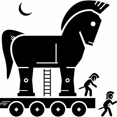 Horse, trojan, war icon