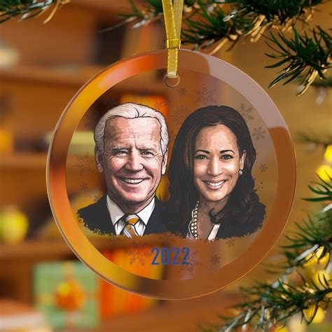 Biden & Kamala Christmas Ornament, Biden Ornament, Kamala Ornament ...