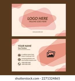 Coffee Shop Business Card Template Stock Vector (Royalty Free) 2271324865 | Shutterstock