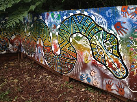 Rainforest Rescue | Outdoor mural, Murals street art, Aboriginal artwork