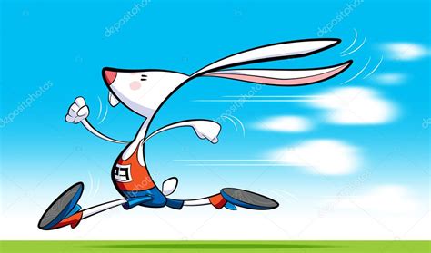 Fast Rabbit Cartoon