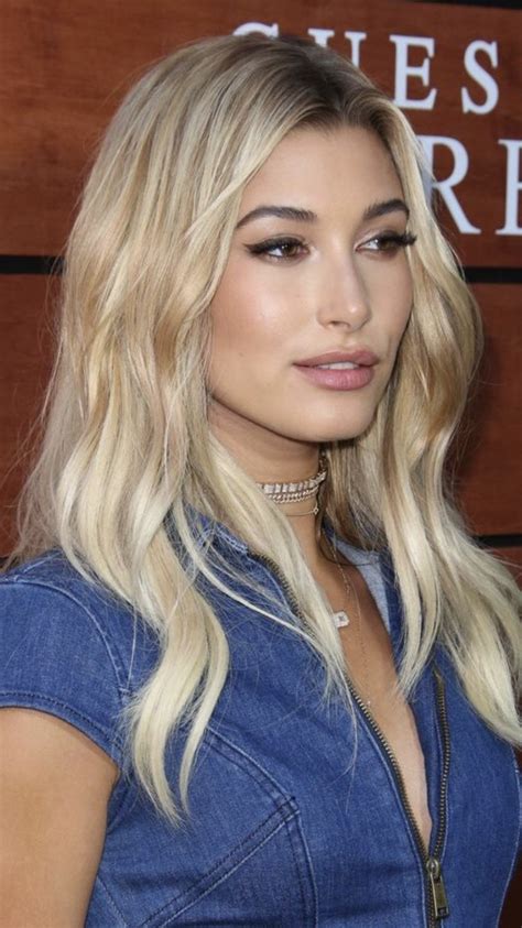 Hailey Bieber Makeup | Hailey baldwin hair, Blonde hair looks, Hair styles