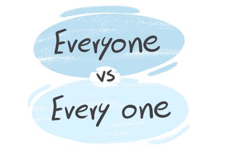 "Everyone" vs. "Every One" in English Grammar | LanGeek