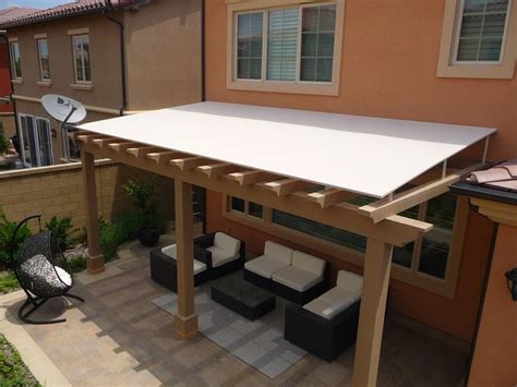 Sophisticated Wood Trellis Pergola Roofing With Wood Awning Designs Feat Outdor Furniture Deck ...