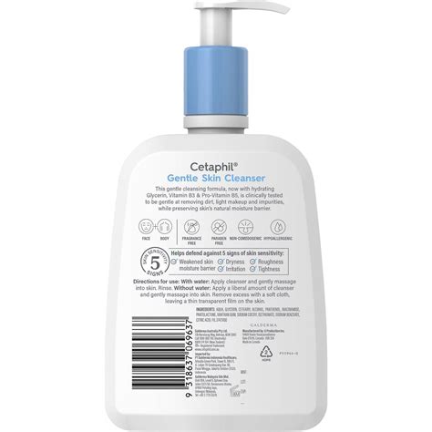 Cetaphil Gentle Skin Cleanser, For Face & Body Care 500ml | Woolworths