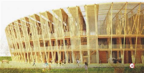 Shen Chen designs a temporary stadium built in bamboo | Design Indaba