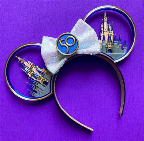 Walt Disney World 50th Anniversary 3D Printed Ears - Fashion