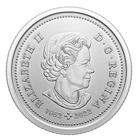 2023 Canadian 10-Cent Bluenose Schooner/QEII Reign Dates Dime Coin ...