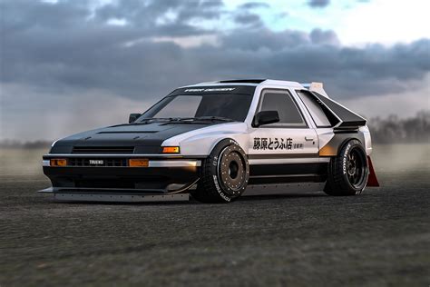 Initial D Ae86 Drifting