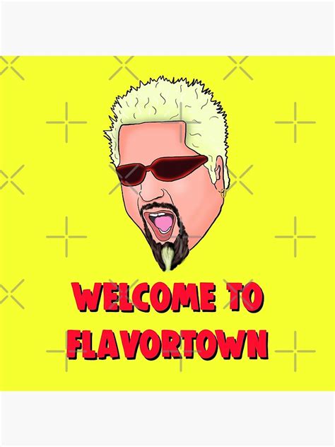 "Welcome to Flavortown Meme" Poster for Sale by Barnyardy | Redbubble