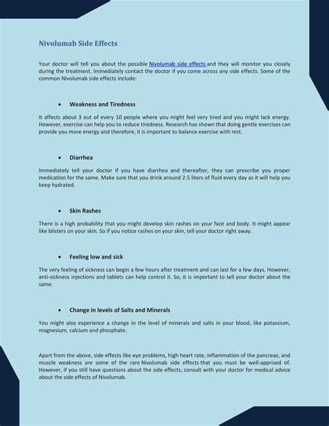 PPT - An Overview of Nivolumab Drug and its Side Effects PowerPoint Presentation - ID:8397074