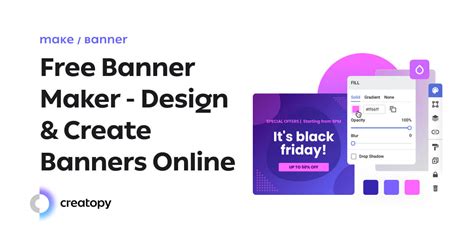 Online Banner Maker - Design And Edit Banners - Creatopy