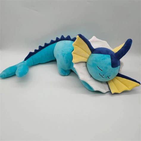 Pokemon Sleeping Vaporeon Plush - Pokemon Store