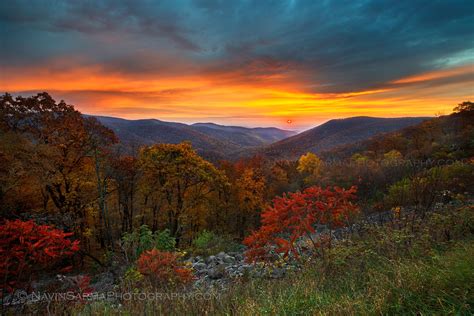 Autumn Sunrise at Shenandoah National Park – NAVIN SARMA