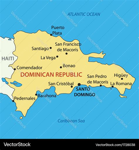 Dominican Republic Map Art & Collectibles Prints jan-takayama.com