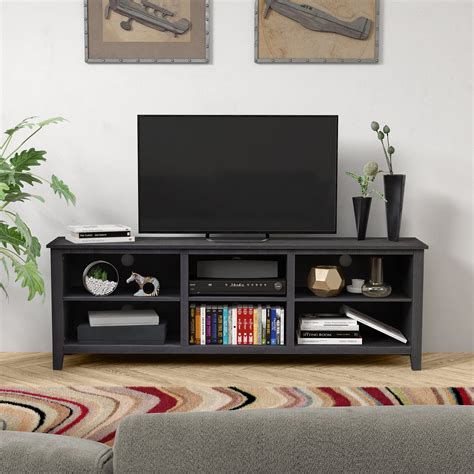 Fireplace TV Stands for TVs up to 85'', Wood TV Console with Electric Fireplace Insert, Rustic ...