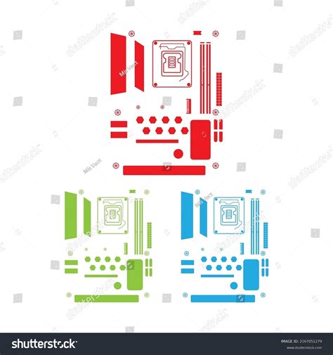 Motherboard High Resolution Logo Design Stock Vector (Royalty Free) 2167051279 | Shutterstock