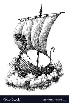 8 Viking ship tattoo ideas | viking ship, viking ship tattoo, ship tattoo