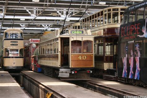 Picture of Blackpool Tramway tram 40 at Rigby Road depot : TheTrams.co.uk