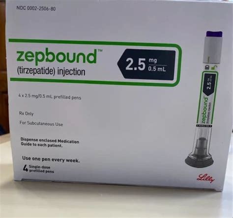 Zepbound Tirzepatide Injection 2.5mg at Rs 4600/box in Kalyan | ID ...