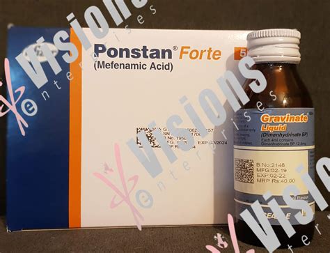 Ponstan Forte 500mg tablet ( Mefenamic Acid ) - Visions Enterprises